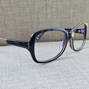 Nine West Women Glasses/Sunglasses Frame Black/Purple Tone 57[]16 130 Eyeglasses